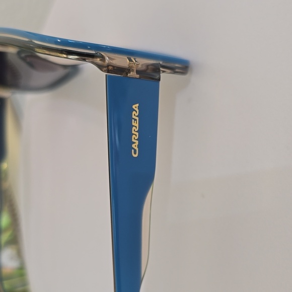 Carrera Blue Shield Sunglasses 62-14-135 Oversized w/ Case & Cloth New - Picture 5 of 10